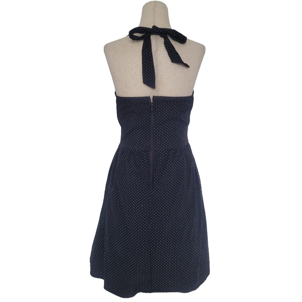 Y2k Ruby Rox Polka Dot Button Halter Mini Dress S… - image 2